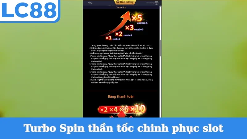 Turbo Spin thần tốc chinh phục nổ hũ ACE